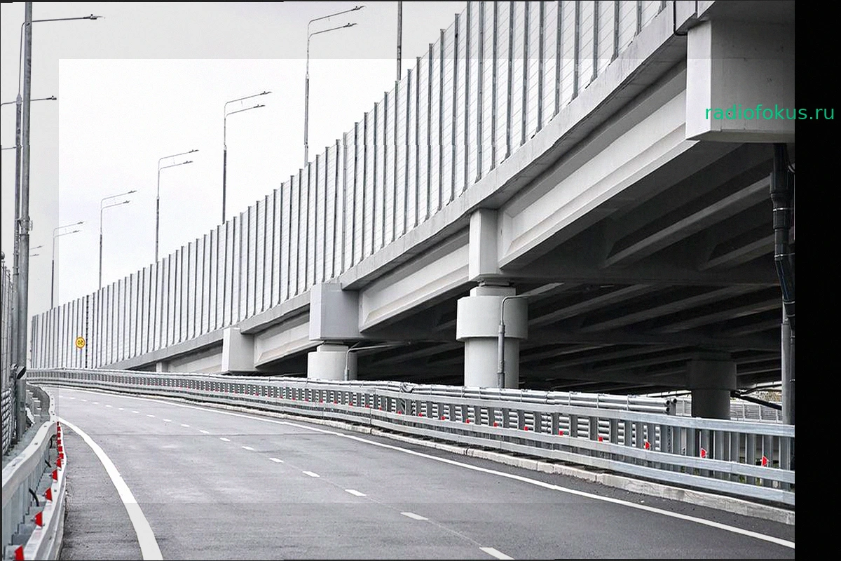 Временно перекрыто движение на участке Московского скоростного диаметра